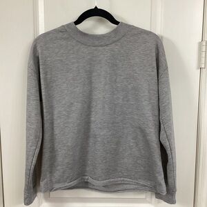 Belle Du Jour Gray and Pink Sweatshirt